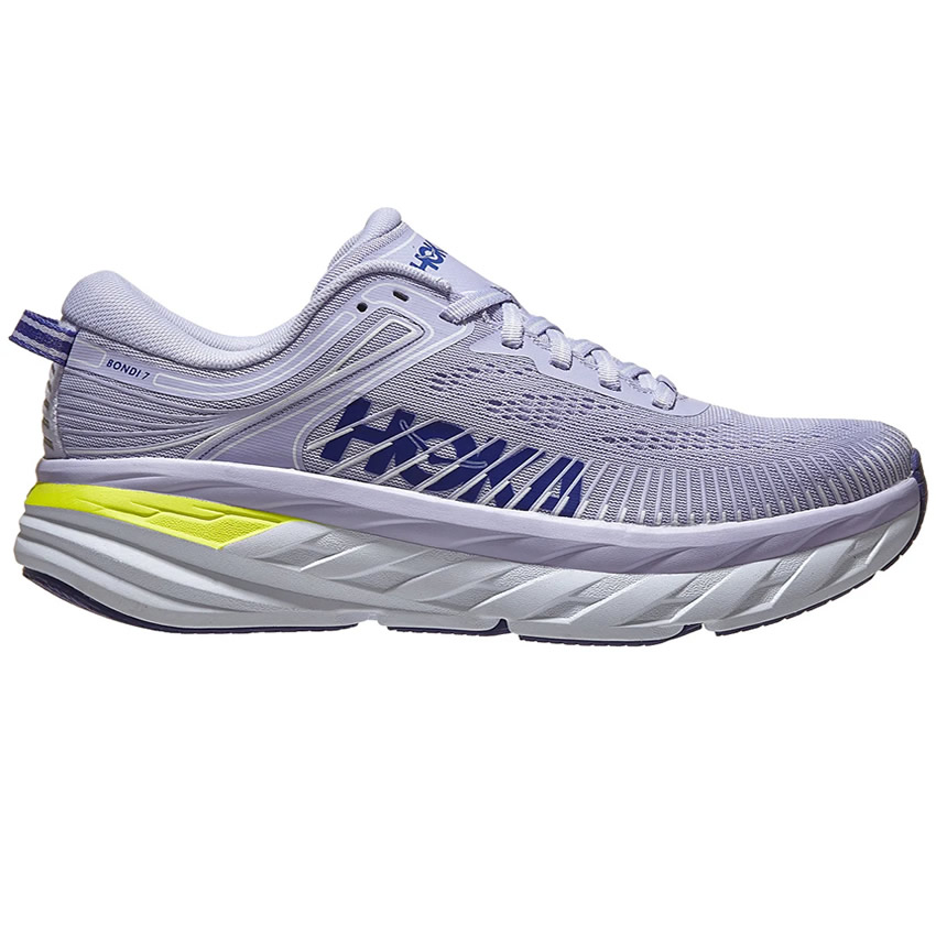 HOKA ONE ONE Bondi 7 Women's Shoes Purple Heather/Blue